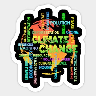 Climate Change Sticker